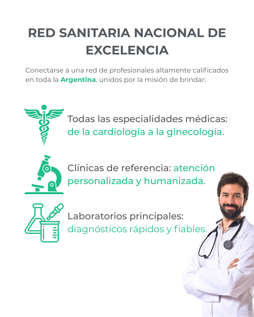 Laboratorios principales diagnósticos rápidos y fiables.